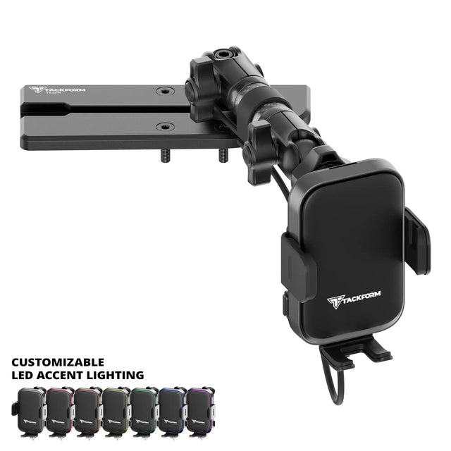 2024+ Jeep Wrangler JL & Gladiator JT (Not Compatible With 4xe) Tackform Slim Track Dash Bracket With MagSafe Charging Phone Mount | Passenger Side - Xtrusion Overland