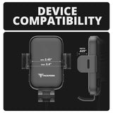 2024+ Jeep Wrangler JL & Gladiator (Not Compatible With 4xe) Tackform Assault Track Picatinny Dash Bracket With Wireless Charging Phone Mount | Driver Side - Xtrusion Overland