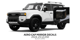2024+ Land Cruiser 250 Aero Cap Mirror Decals - Xtrusion Overland