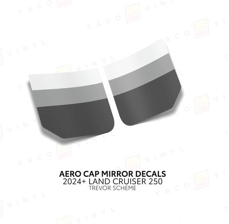 2024+ Land Cruiser 250 Aero Cap Mirror Decals - Xtrusion Overland