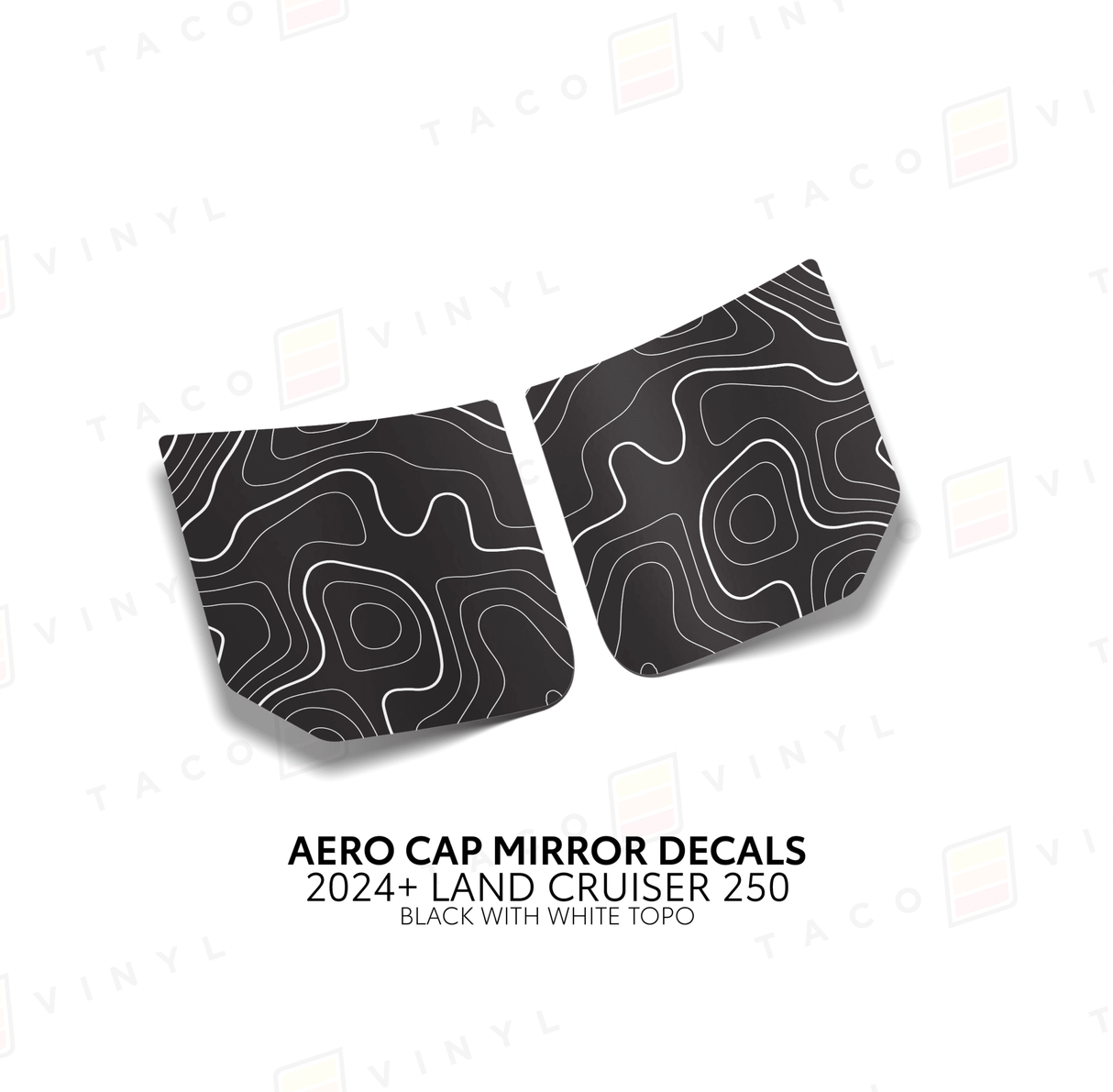 2024+ Land Cruiser 250 Aero Cap Mirror Decals - Xtrusion Overland