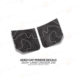2024+ Land Cruiser 250 Aero Cap Mirror Decals - Xtrusion Overland
