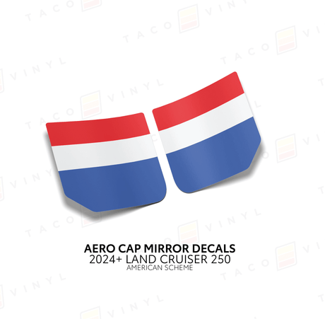 2024+ Land Cruiser 250 Aero Cap Mirror Decals - Xtrusion Overland