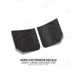 2024+ Land Cruiser 250 Aero Cap Mirror Decals - Xtrusion Overland