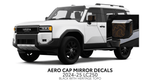 2024+ Land Cruiser 250 Aero Cap Mirror Decals - Xtrusion Overland