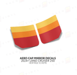 2024+ Land Cruiser 250 Aero Cap Mirror Decals - Xtrusion Overland