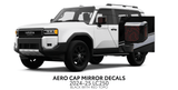 2024+ Land Cruiser 250 Aero Cap Mirror Decals - Xtrusion Overland
