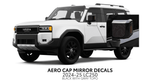 2024+ Land Cruiser 250 Aero Cap Mirror Decals - Xtrusion Overland