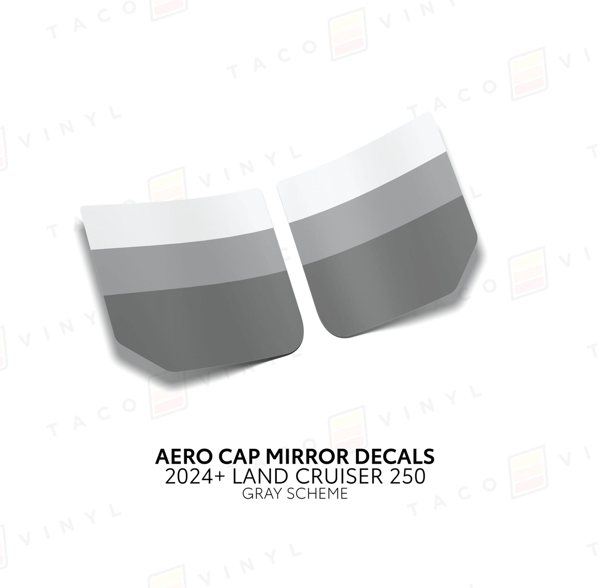 2024+ Land Cruiser 250 Aero Cap Mirror Decals - Xtrusion Overland
