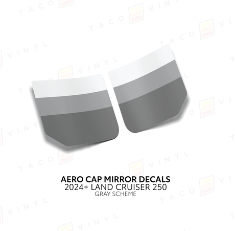 2024+ Land Cruiser 250 Aero Cap Mirror Decals - Xtrusion Overland