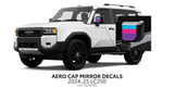 2024+ Land Cruiser 250 Aero Cap Mirror Decals - Xtrusion Overland