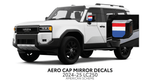 2024+ Land Cruiser 250 Aero Cap Mirror Decals - Xtrusion Overland
