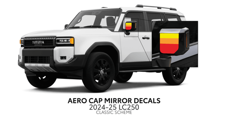 2024+ Land Cruiser 250 Aero Cap Mirror Decals - Xtrusion Overland