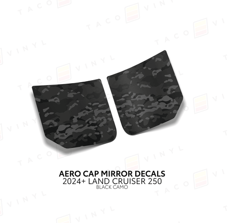 2024+ Land Cruiser 250 Aero Cap Mirror Decals - Xtrusion Overland