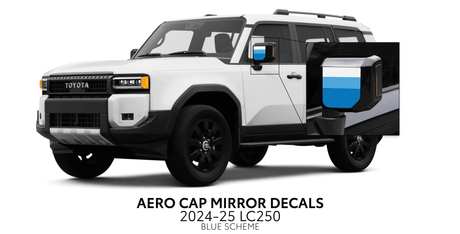 2024+ Land Cruiser 250 Aero Cap Mirror Decals - Xtrusion Overland