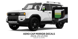 2024+ Land Cruiser 250 Aero Cap Mirror Decals - Xtrusion Overland