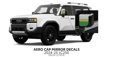 2024+ Land Cruiser 250 Aero Cap Mirror Decals - Xtrusion Overland