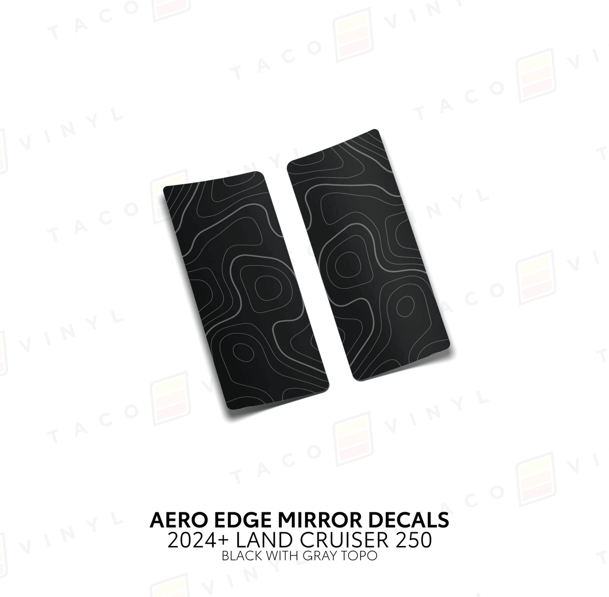 2024+ Land Cruiser 250 Aero Edge Mirror Decals - Xtrusion Overland