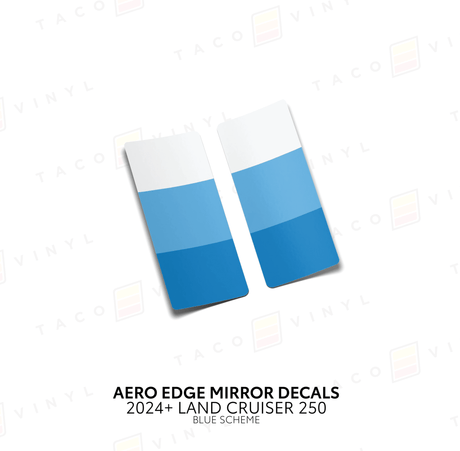2024+ Land Cruiser 250 Aero Edge Mirror Decals - Xtrusion Overland