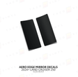 2024+ Land Cruiser 250 Aero Edge Mirror Decals - Xtrusion Overland