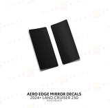 2024+ Land Cruiser 250 Aero Edge Mirror Decals - Xtrusion Overland
