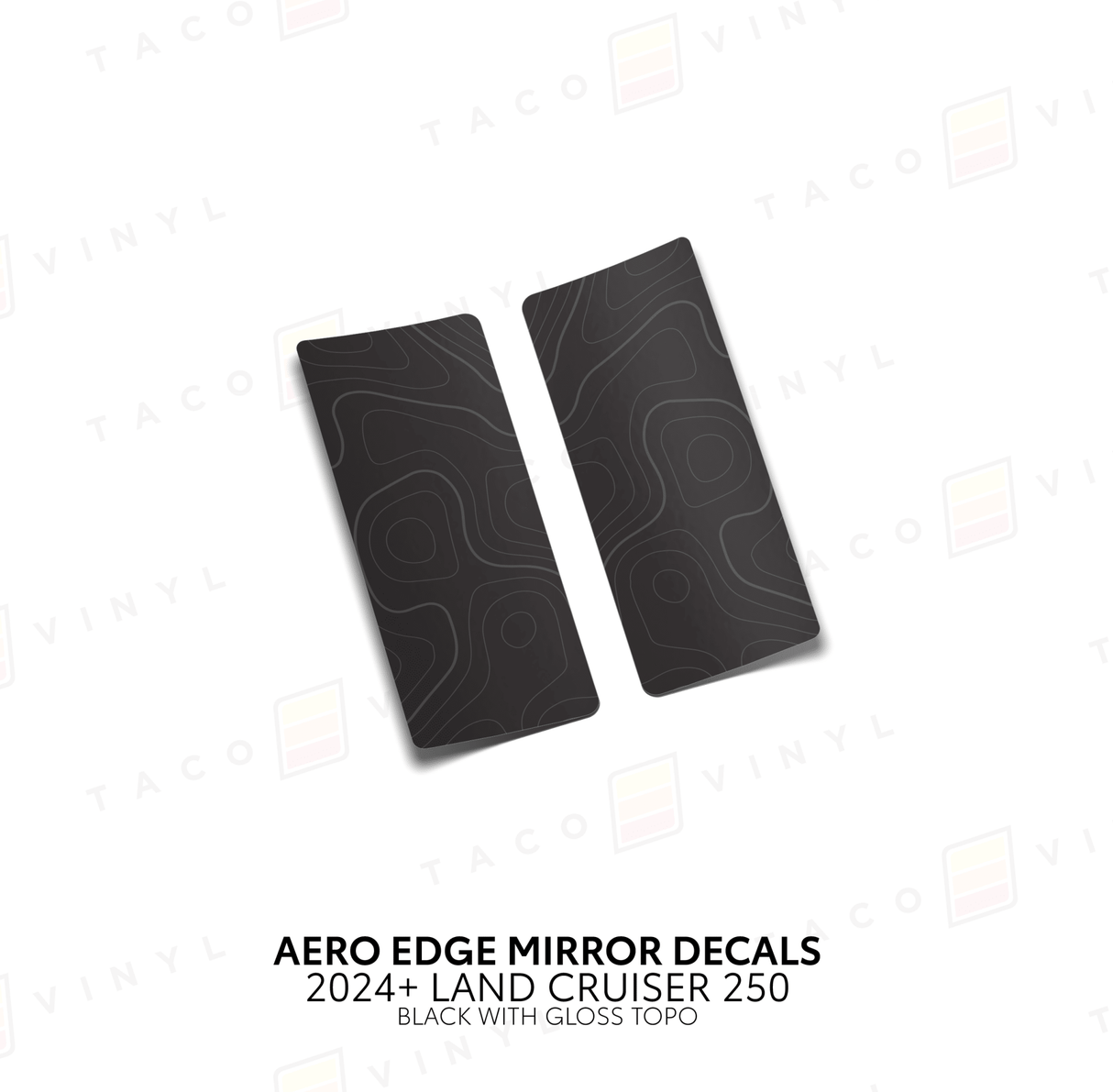 2024+ Land Cruiser 250 Aero Edge Mirror Decals - Xtrusion Overland
