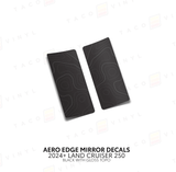 2024+ Land Cruiser 250 Aero Edge Mirror Decals - Xtrusion Overland
