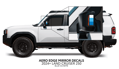 2024+ Land Cruiser 250 Aero Edge Mirror Decals - Xtrusion Overland