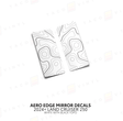 2024+ Land Cruiser 250 Aero Edge Mirror Decals - Xtrusion Overland