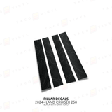 2024+ Land Cruiser 250 Door Pillar Decals - Xtrusion Overland
