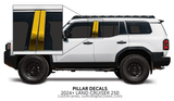 2024+ Land Cruiser 250 Door Pillar Decals - Xtrusion Overland