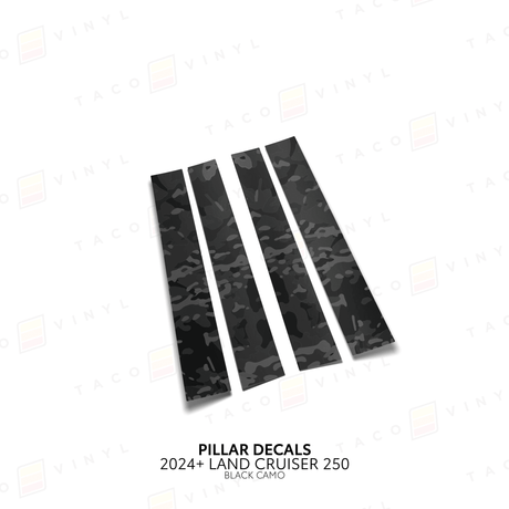 2024+ Land Cruiser 250 Door Pillar Decals - Xtrusion Overland