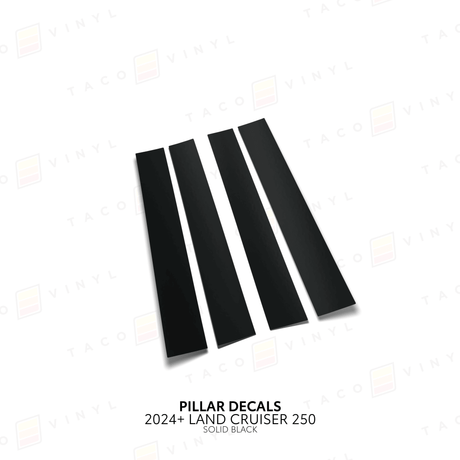 2024+ Land Cruiser 250 Door Pillar Decals - Xtrusion Overland