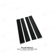 2024+ Land Cruiser 250 Door Pillar Decals - Xtrusion Overland