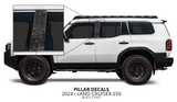 2024+ Land Cruiser 250 Door Pillar Decals - Xtrusion Overland
