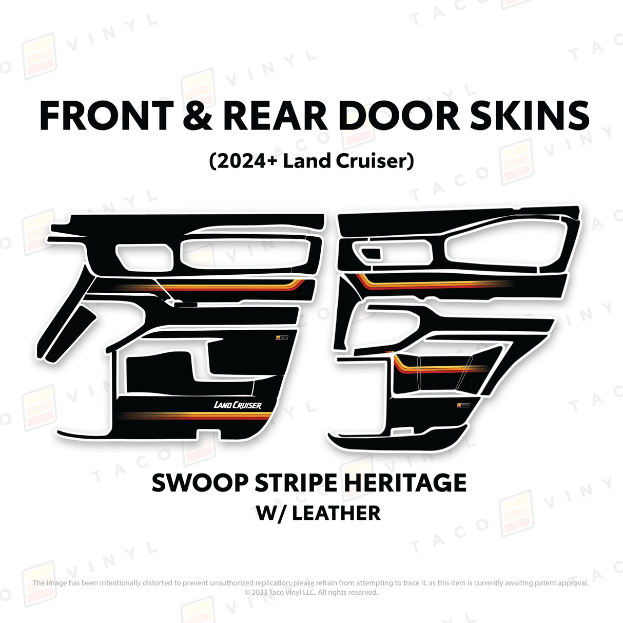 2024+ Land Cruiser 250 Door Skins - Xtrusion Overland