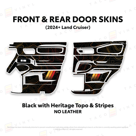 2024+ Land Cruiser 250 Door Skins - Xtrusion Overland