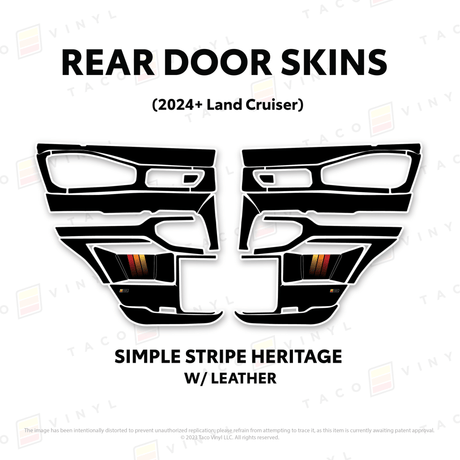 2024+ Land Cruiser 250 Door Skins - Xtrusion Overland