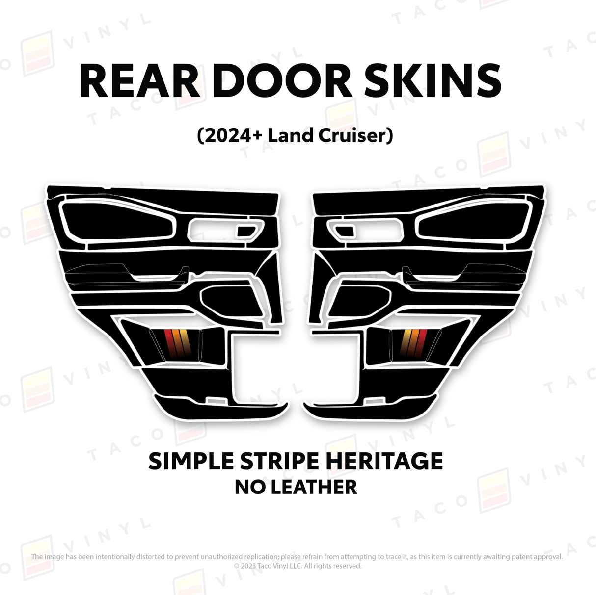 2024+ Land Cruiser 250 Door Skins - Xtrusion Overland