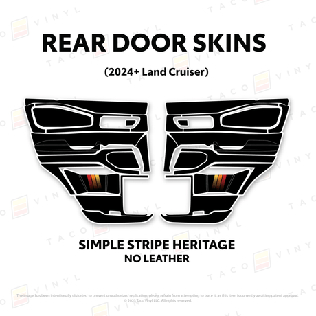 2024+ Land Cruiser 250 Door Skins - Xtrusion Overland