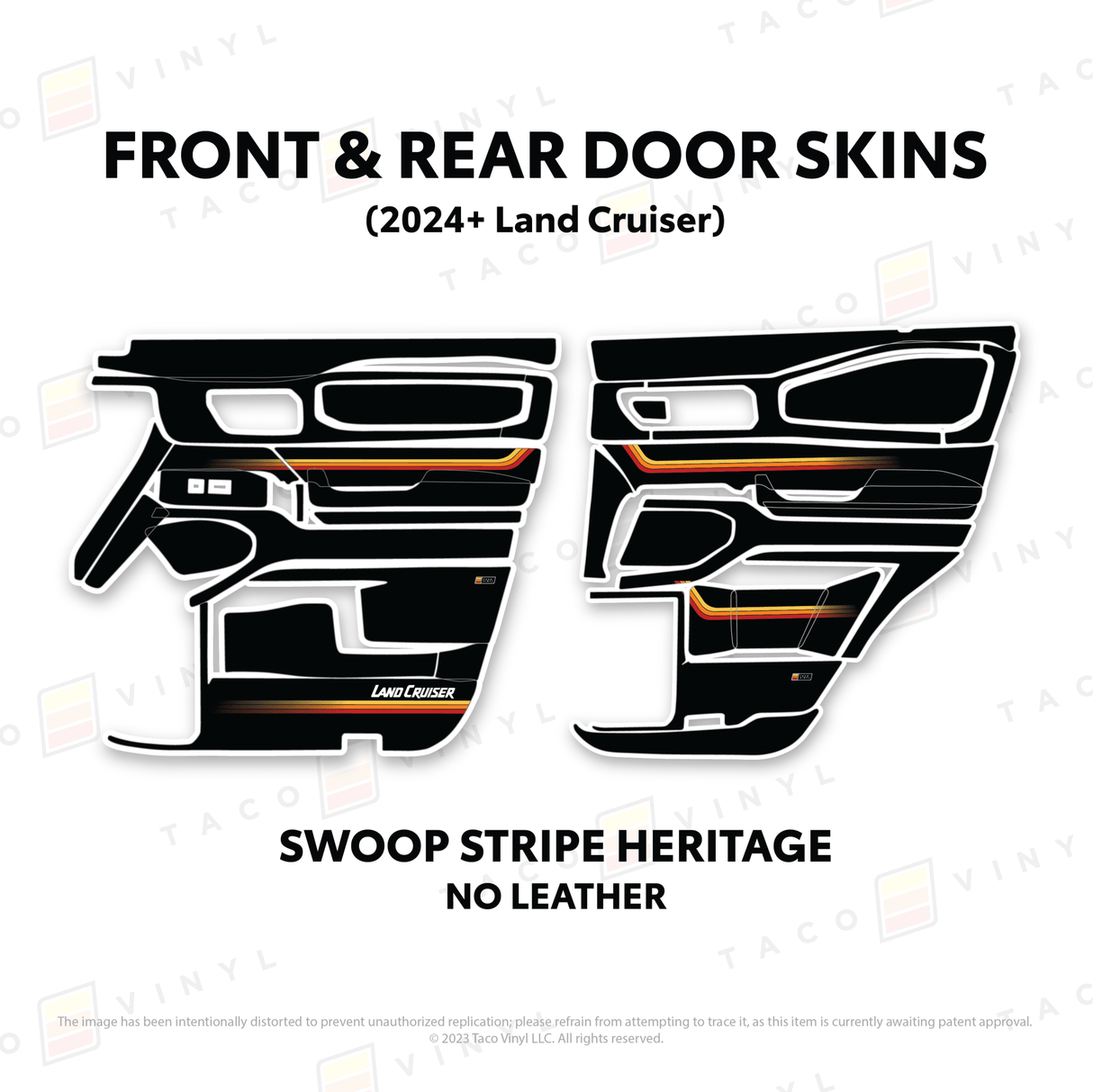 2024+ Land Cruiser 250 Door Skins - Xtrusion Overland