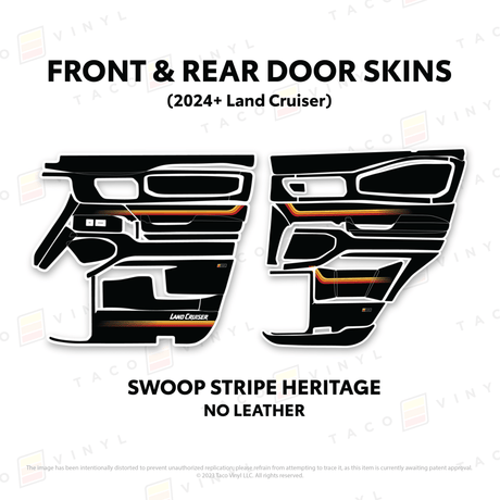 2024+ Land Cruiser 250 Door Skins - Xtrusion Overland