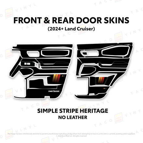 2024+ Land Cruiser 250 Door Skins - Xtrusion Overland