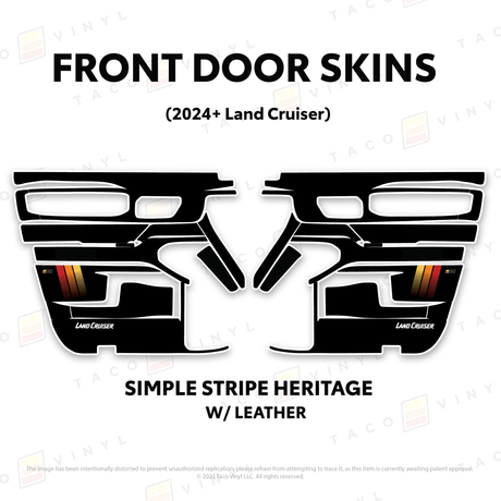 2024+ Land Cruiser 250 Door Skins - Xtrusion Overland