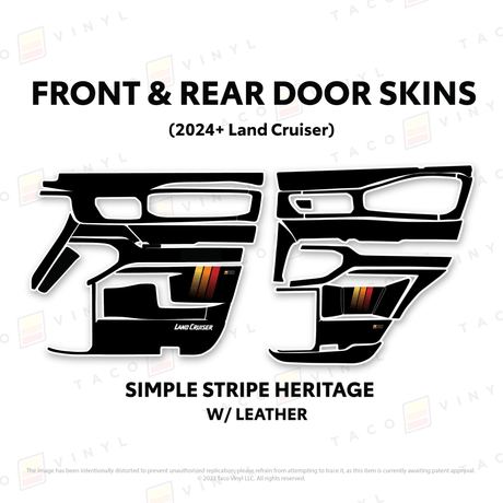 2024+ Land Cruiser 250 Door Skins - Xtrusion Overland