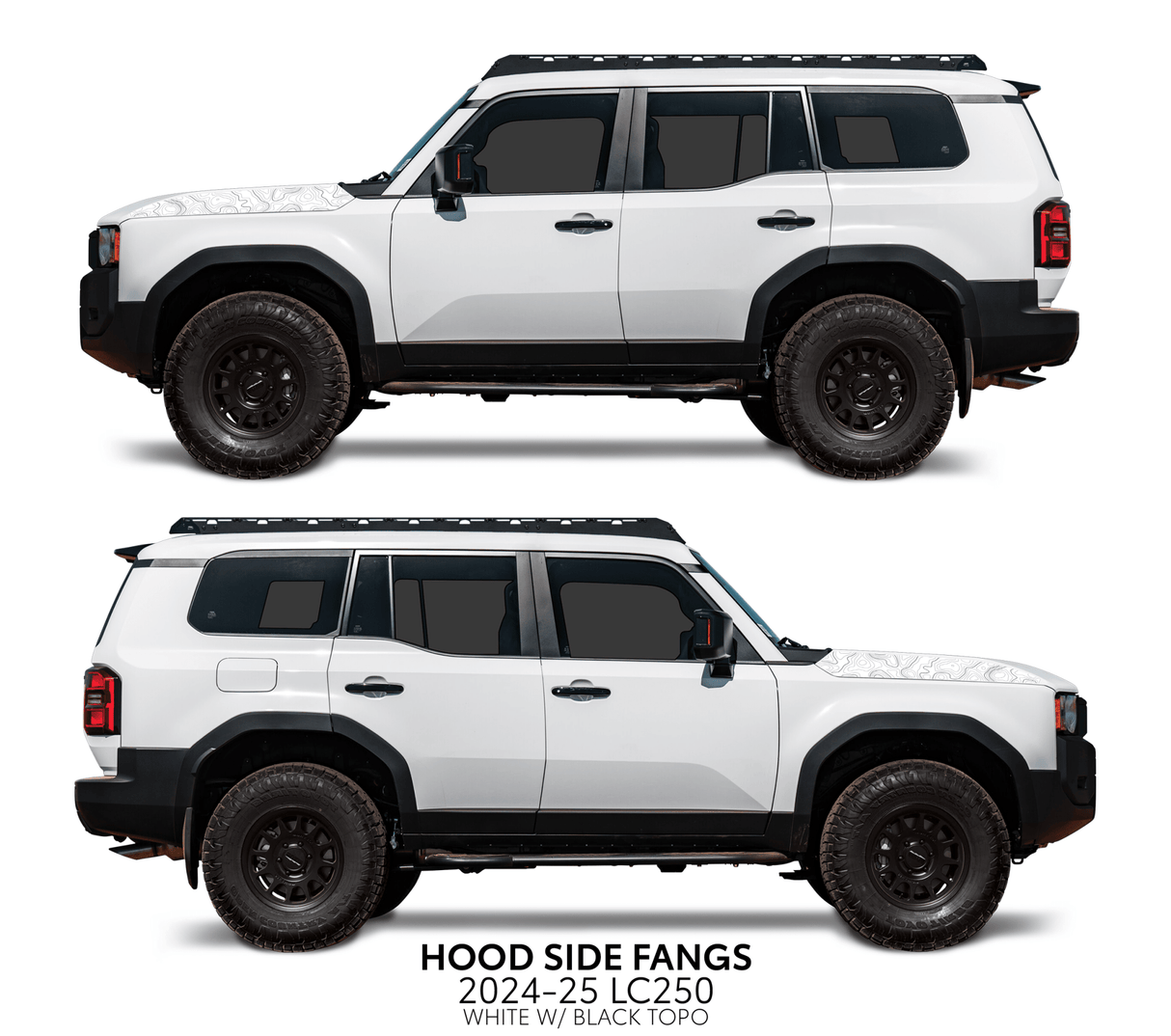 2024+ Land Cruiser 250 Hood Side Fangs - Xtrusion Overland