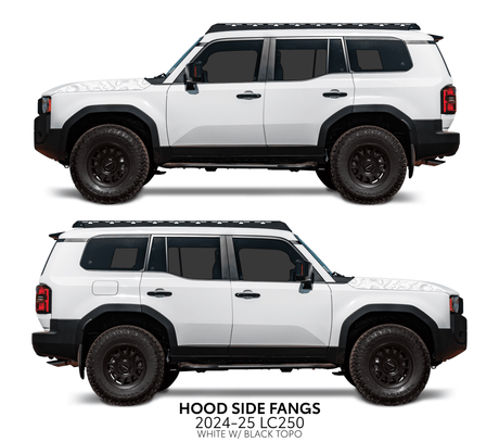 2024+ Land Cruiser 250 Hood Side Fangs - Xtrusion Overland
