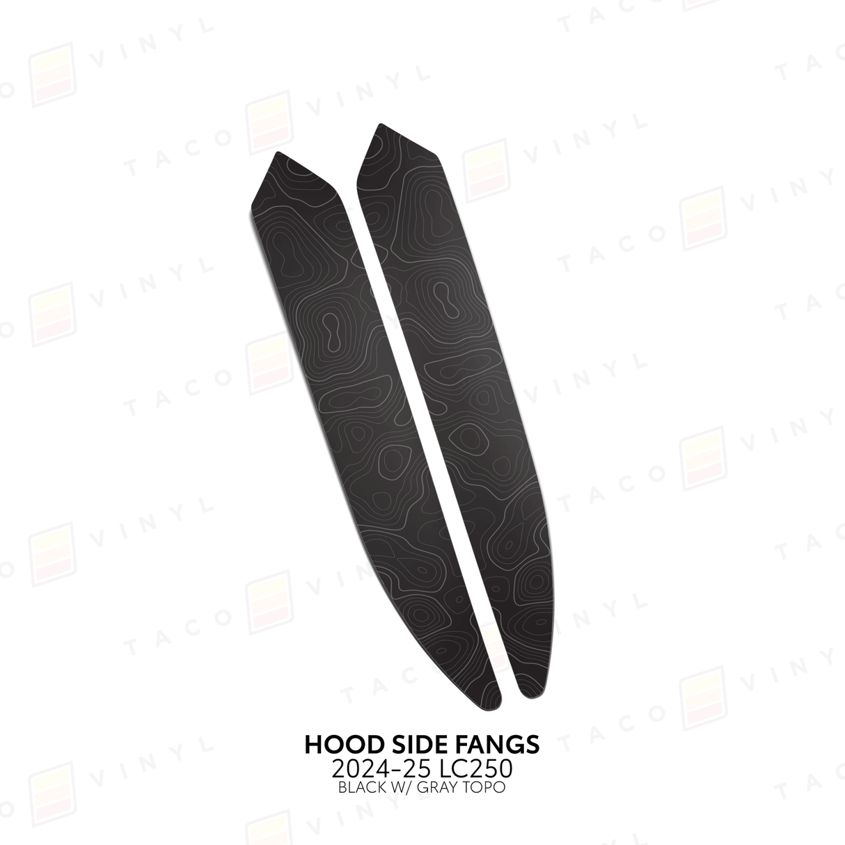 2024+ Land Cruiser 250 Hood Side Fangs - Xtrusion Overland