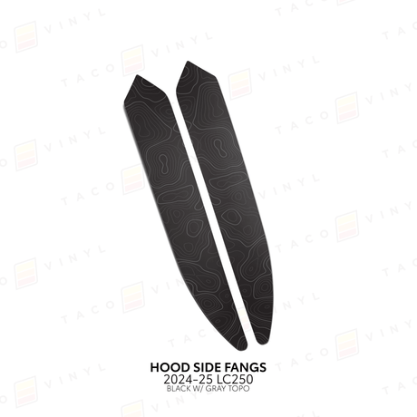 2024+ Land Cruiser 250 Hood Side Fangs - Xtrusion Overland