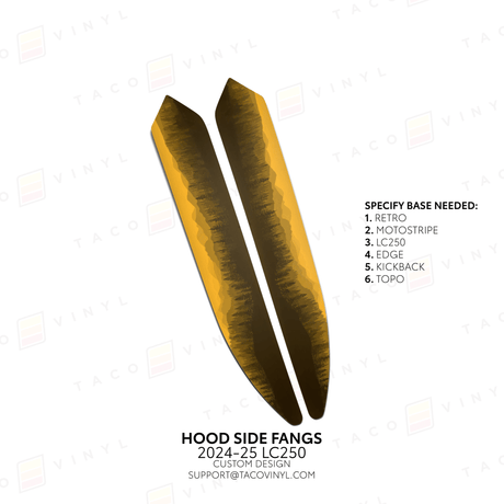 2024+ Land Cruiser 250 Hood Side Fangs - Xtrusion Overland